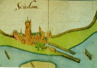 3019 Kaart Maasmond ca. 1540, detail

